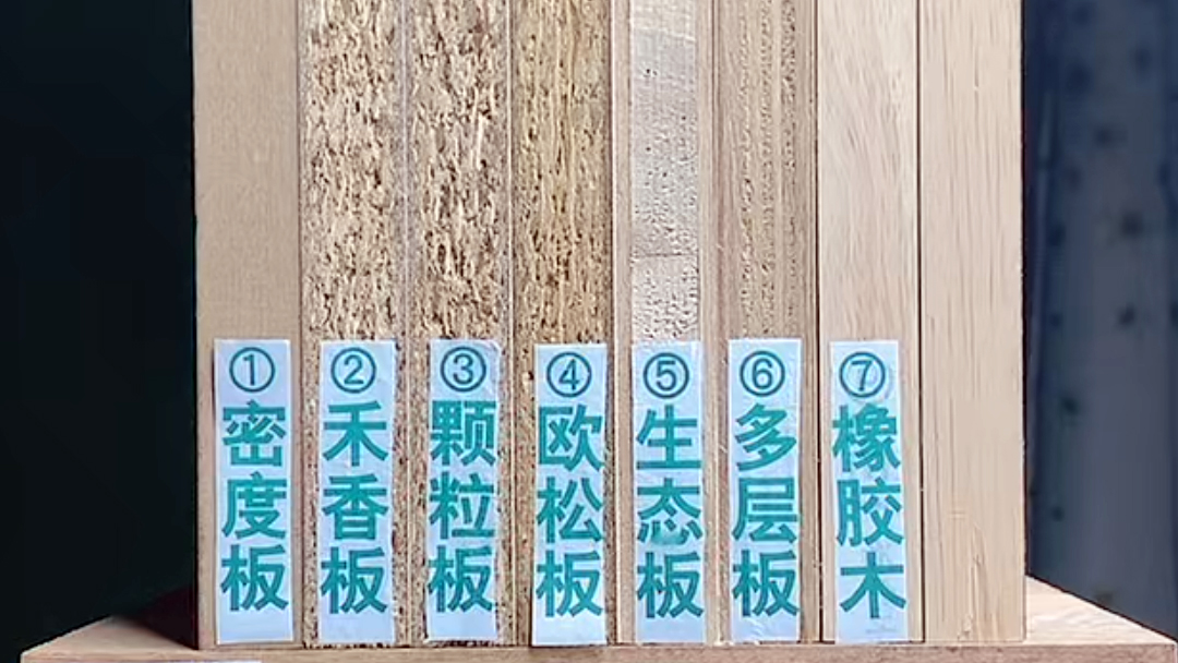 密度板、禾香板、顆粒板、歐松板、多層板、生態(tài)板哪種板材最環(huán)保